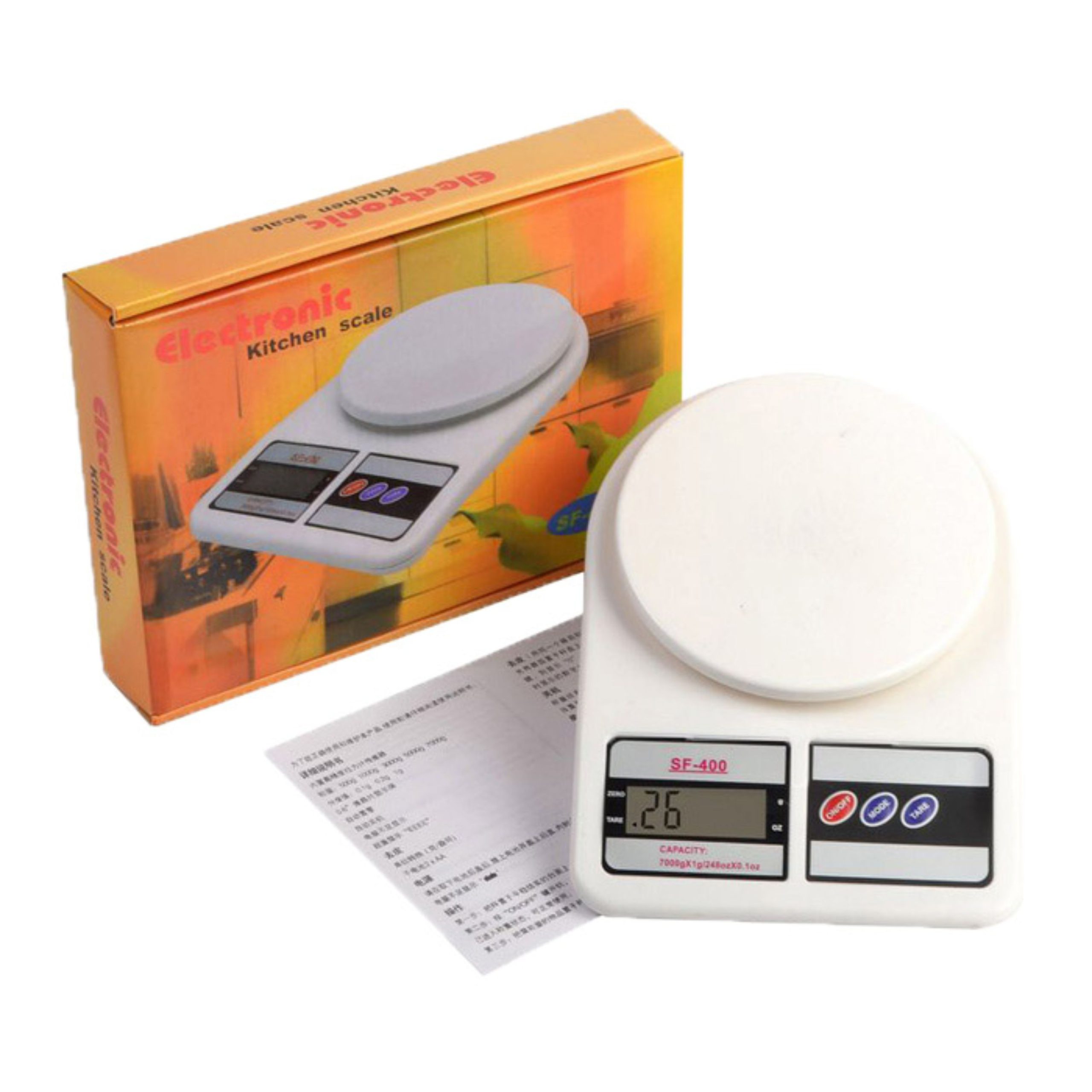 ترازوی-آشپزخانه-الکترونیک-مدل-sf-400