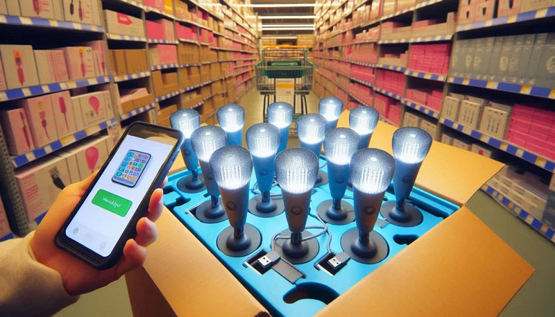 خرید عمده چراغ مطالعه USB